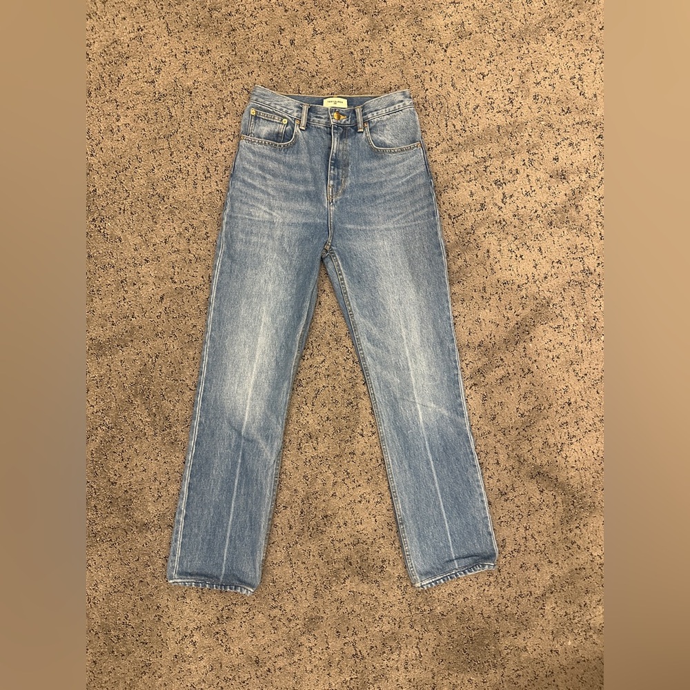 Tory Burch Light Blue Straight Leg Jeans